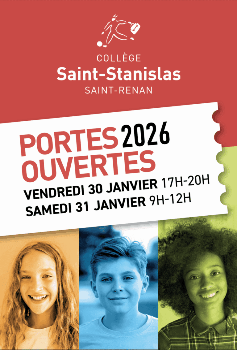 Affiche JPO 2026 Ststanislas - Saint-Renan